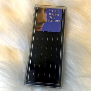 316 L SURGICAL STEEL NOSE RINGS